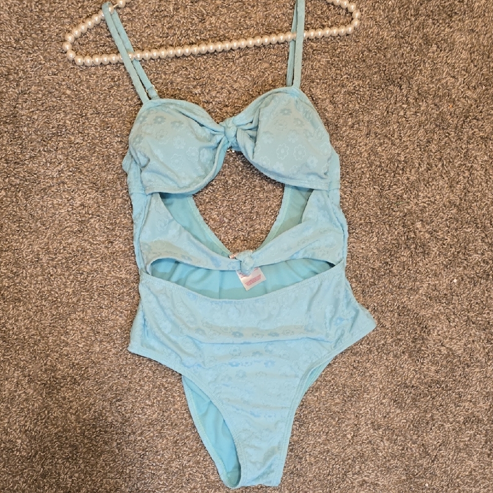 No Boundaries Sky Blue Swimsuit